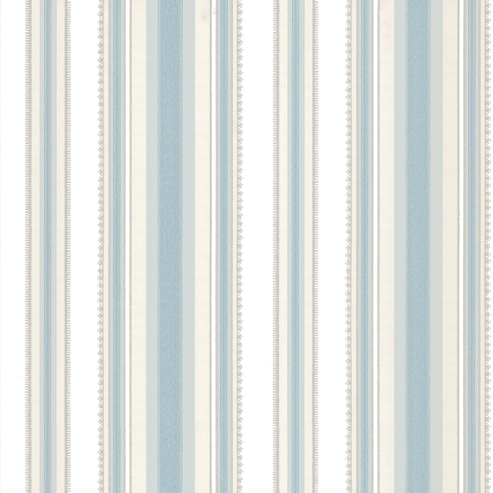 Colonial Stripe - Classic Blue by Little Greene - luxury wallpaper