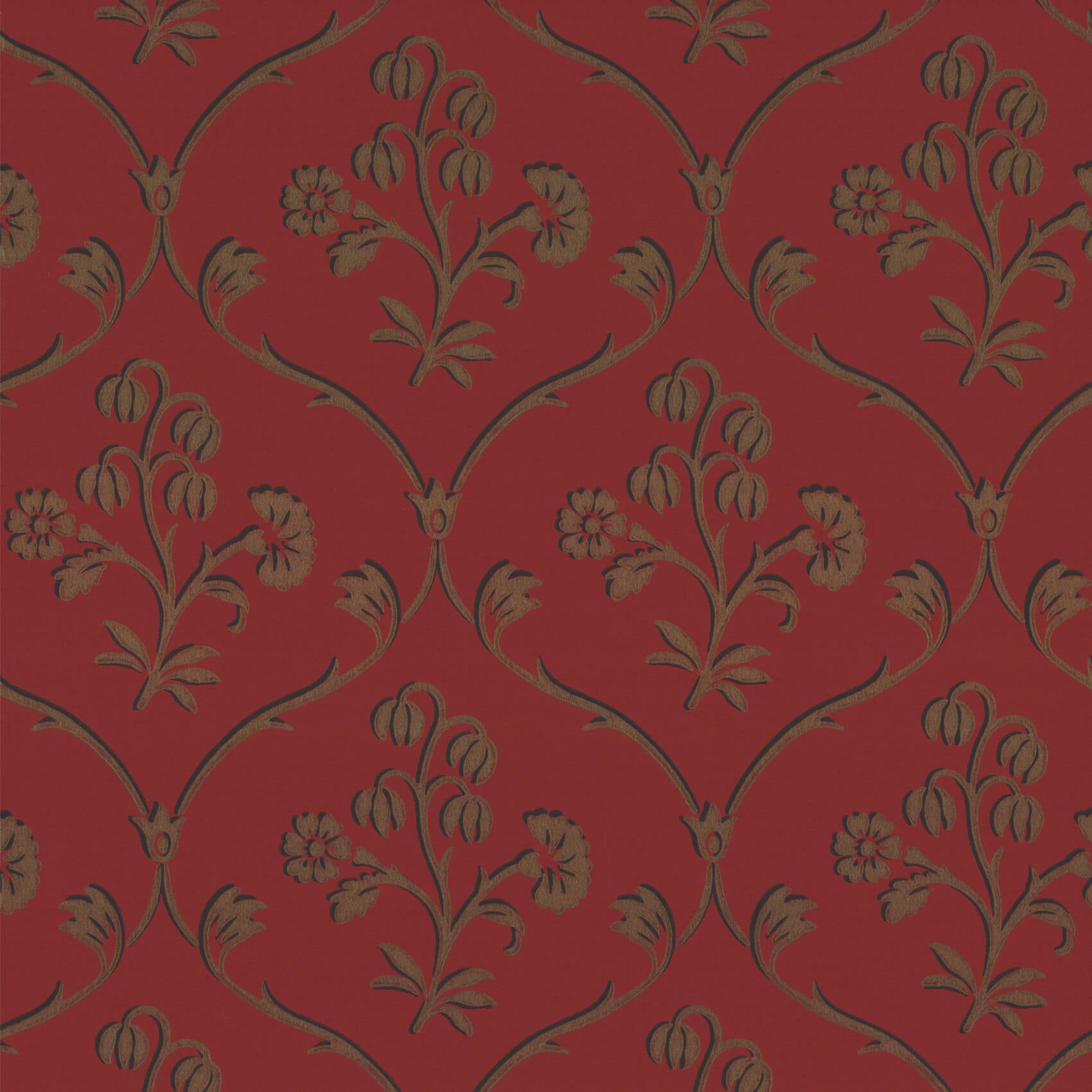 Cranford - Cherry Gold by Little Greene - luxury wallpaper