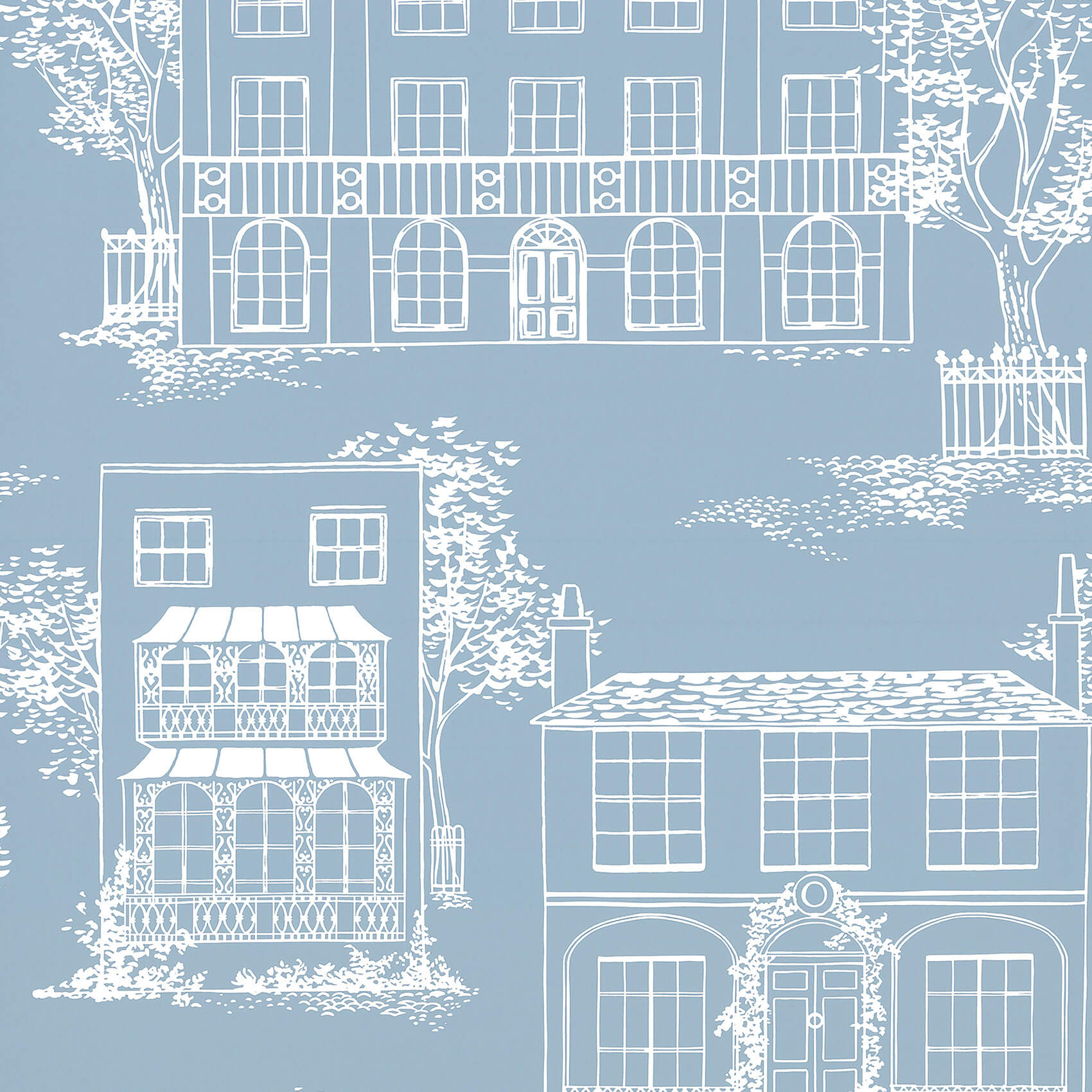 Hampstead - James Blue by Little Greene - luxury wallpaper