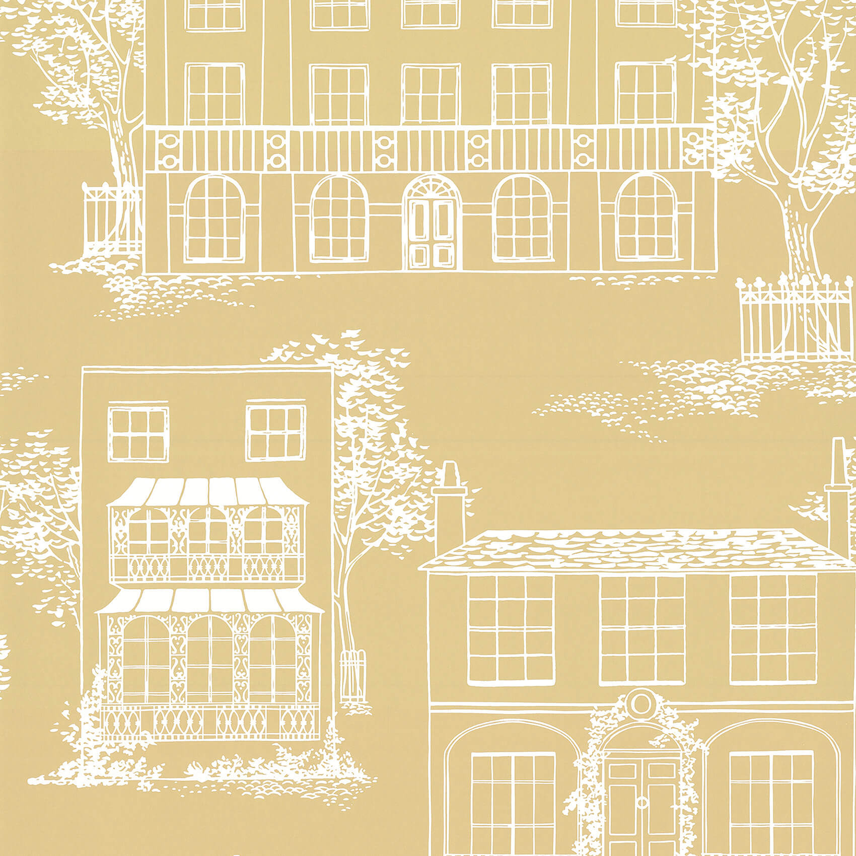 Hampstead - Yellow Apple by Little Greene - luxury wallpaper