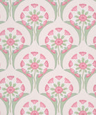 Hencroft - Pink Primula by Little Greene - luxury wallpaper