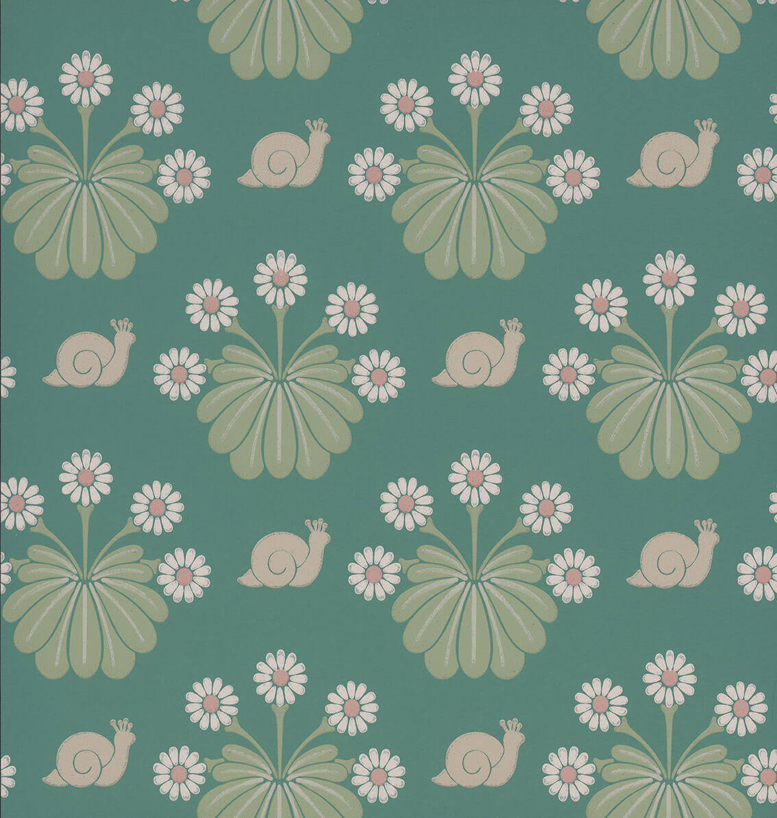 Burges Snail - Ocean by Little Greene - luxury wallpaper