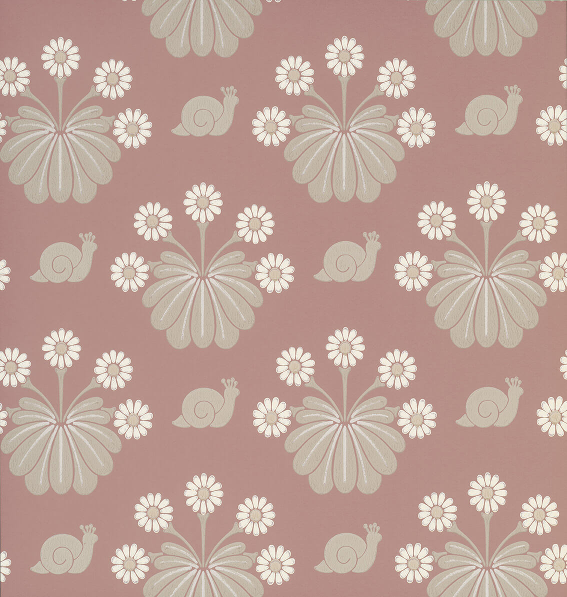 Burges Snail - Rosie by Little Greene - luxury wallpaper