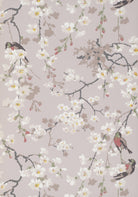 Massingberd Blossom - Grey by Little Greene - luxury wallpaper