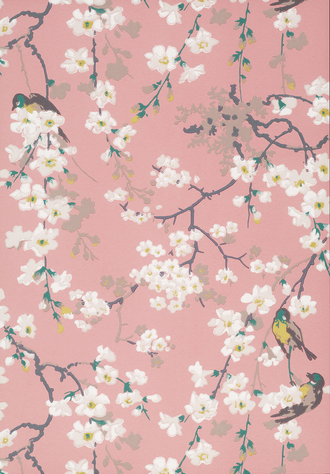Massingberd Blossom - Oriental by Little Greene - luxury wallpaper