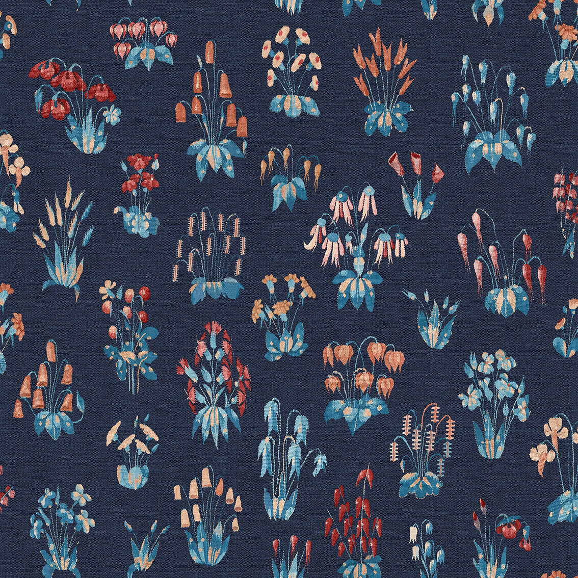 Millefleur - Knight by Little Greene - luxury wallpaper