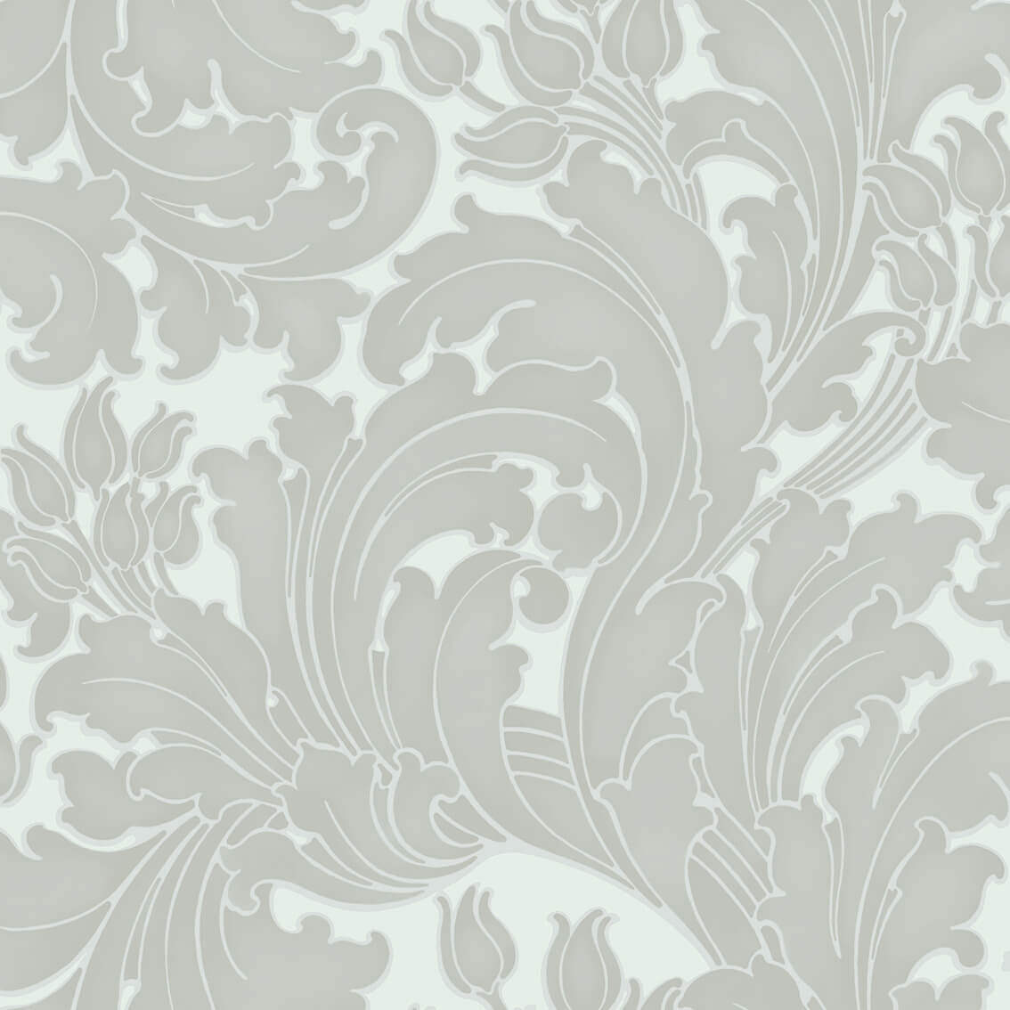 Tulip - Cloud by Little Greene - luxury wallpaper