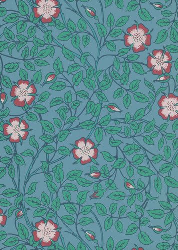 Briar Rose - Marine Blue - Sample