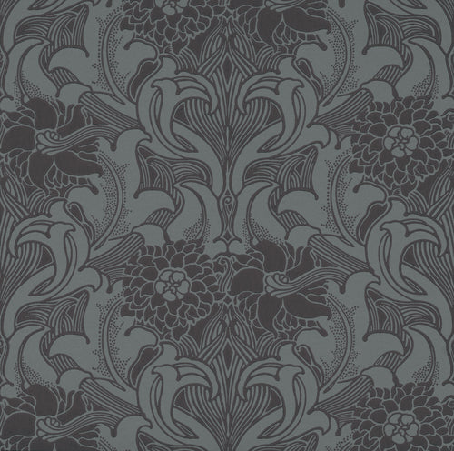 Dahlia Scroll - Etruria - Sample