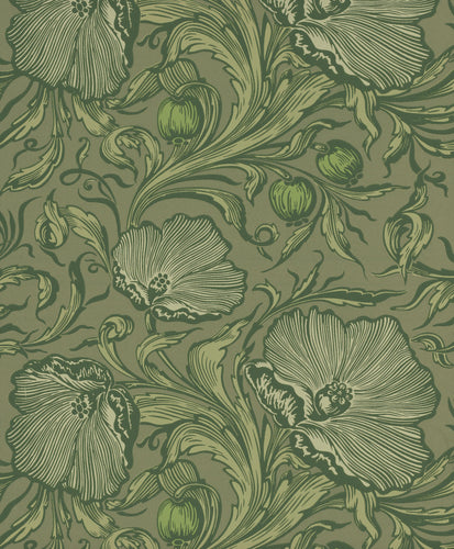 Poppy Trail - Sage Green - Sample