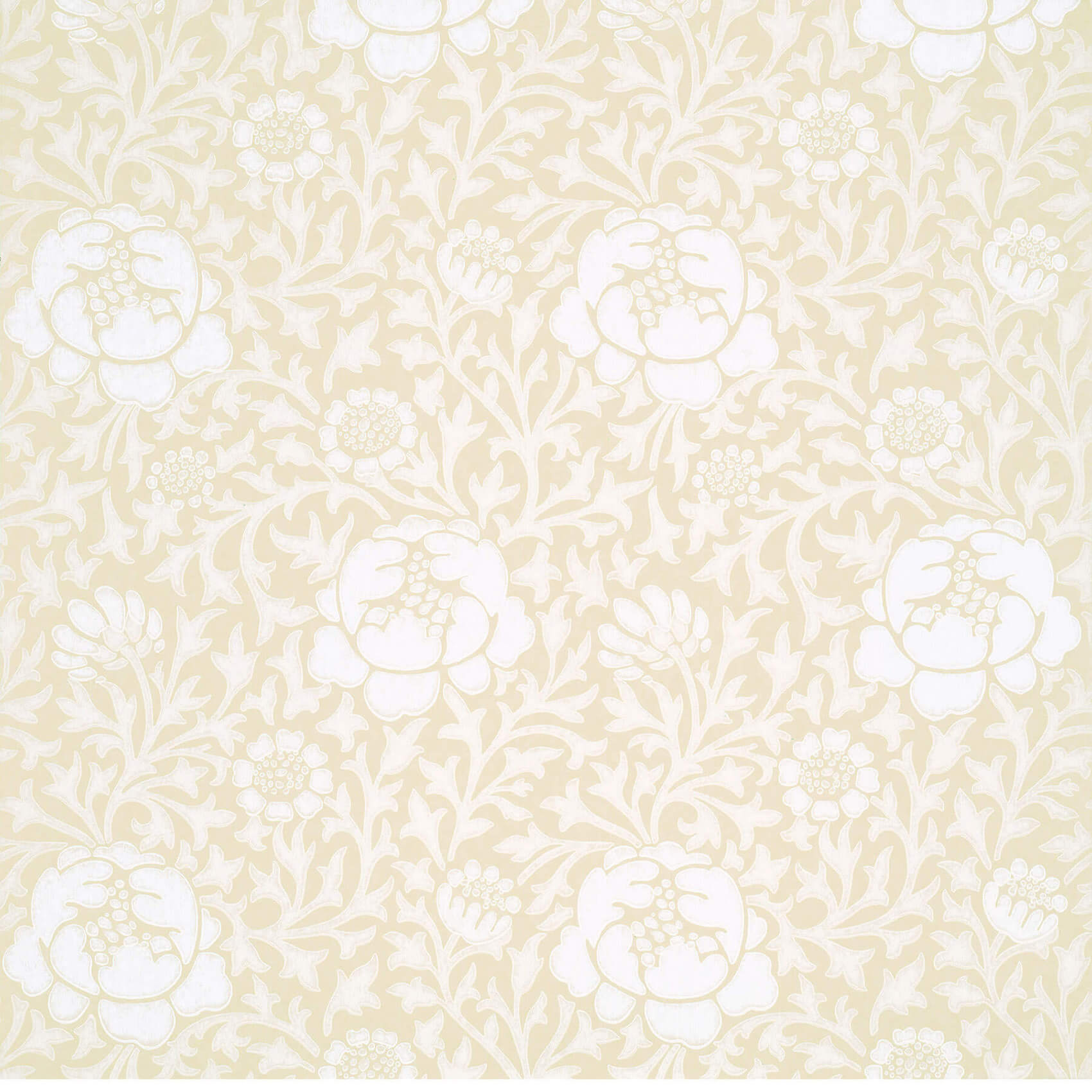 Lansdowne Walk - Frost by Little Greene - luxury wallpaper