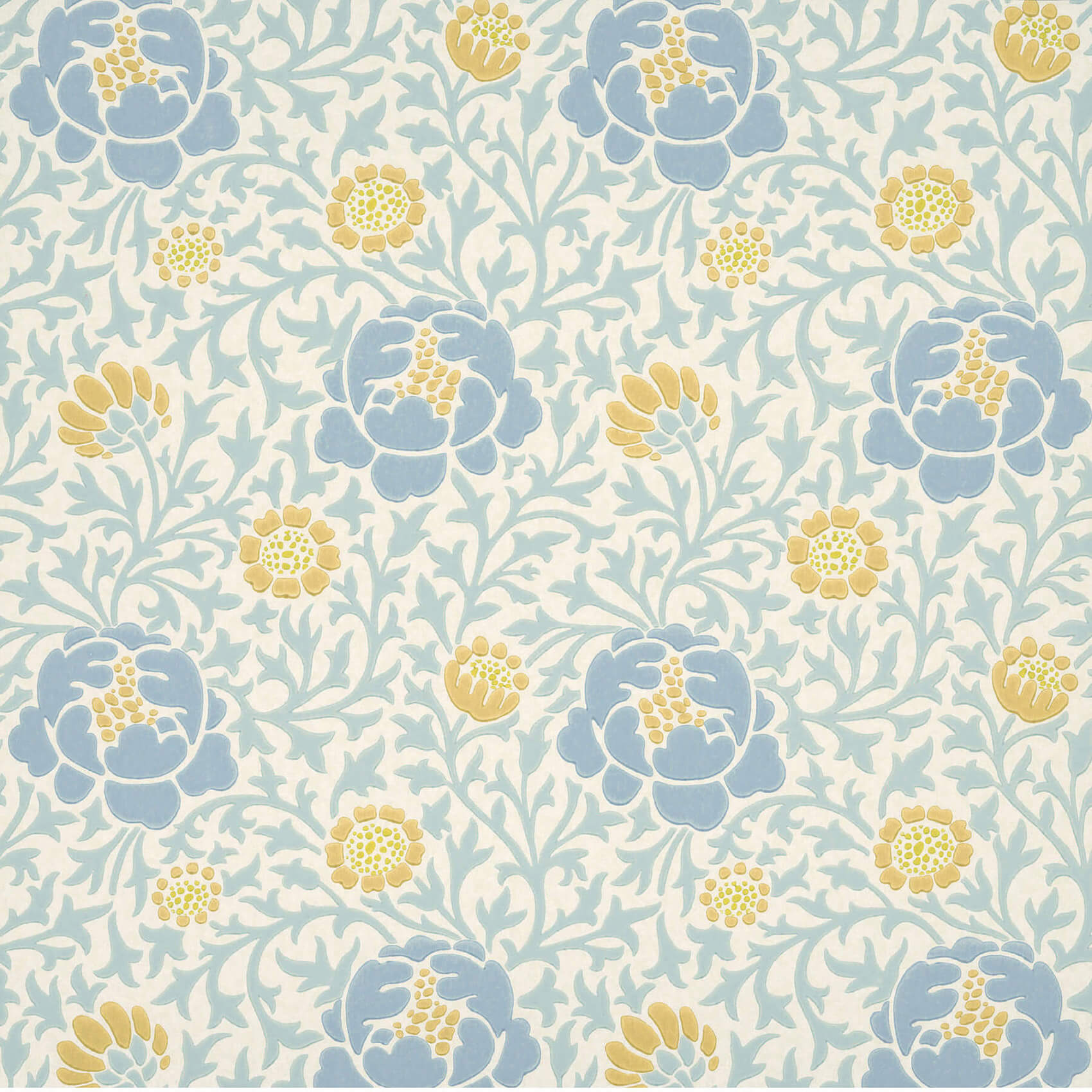 Lansdowne Walk - Marigold by Little Greene - luxury wallpaper