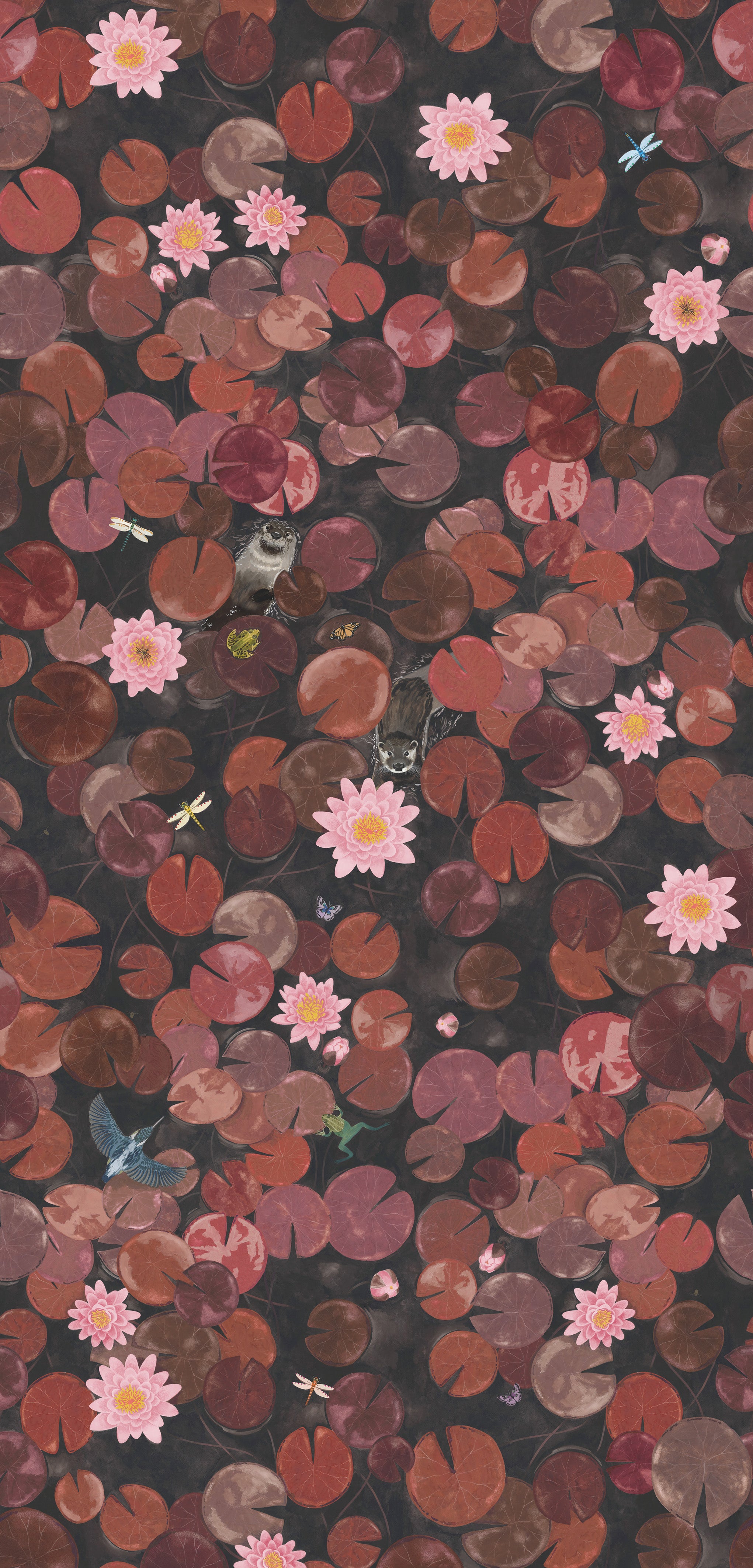 Lily Pads - Adventurer by Little Greene - luxury wallpaper