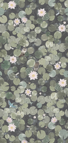 Lily Pads - Normandy Grey - Sample