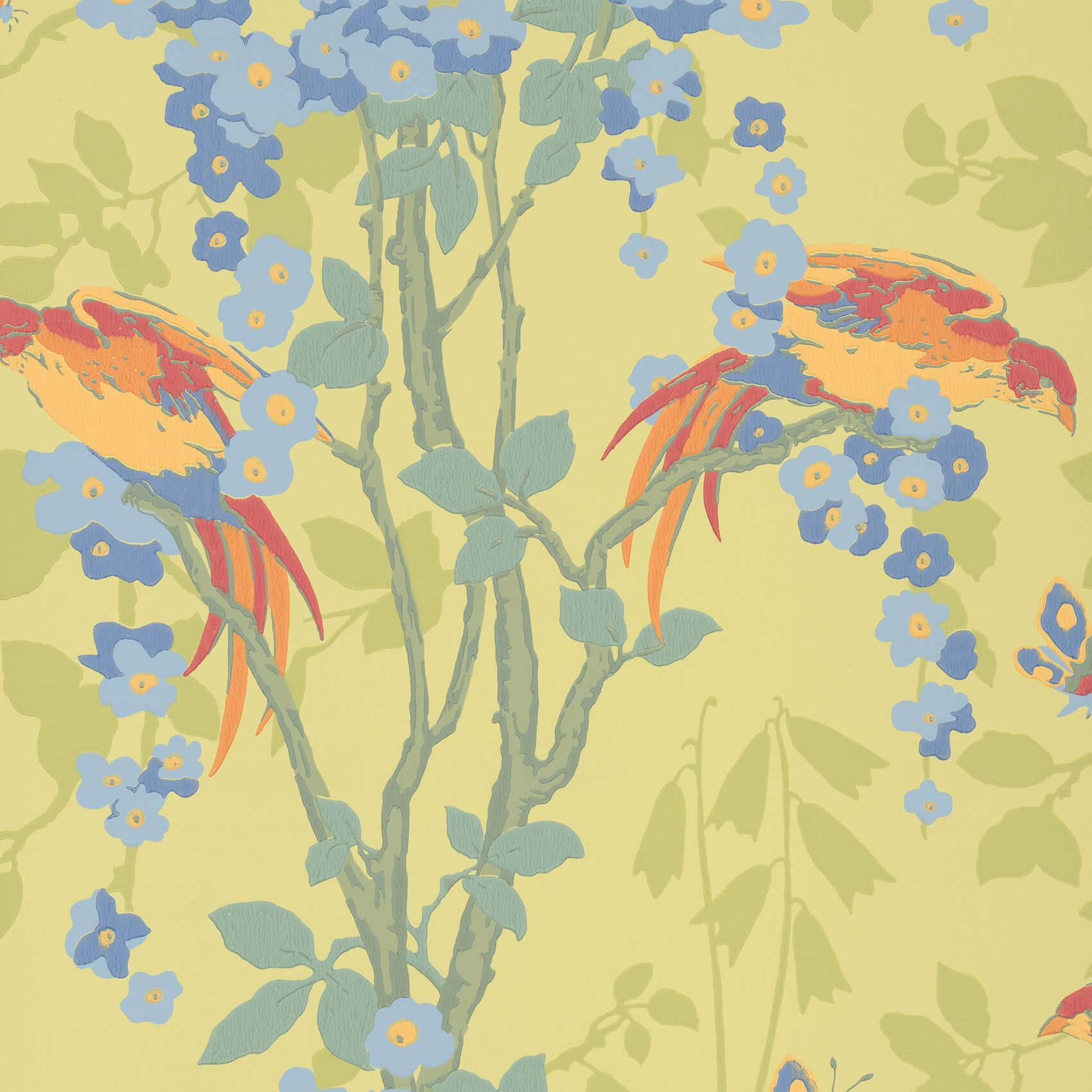 Loriini - Jasper by Little Greene - luxury wallpaper