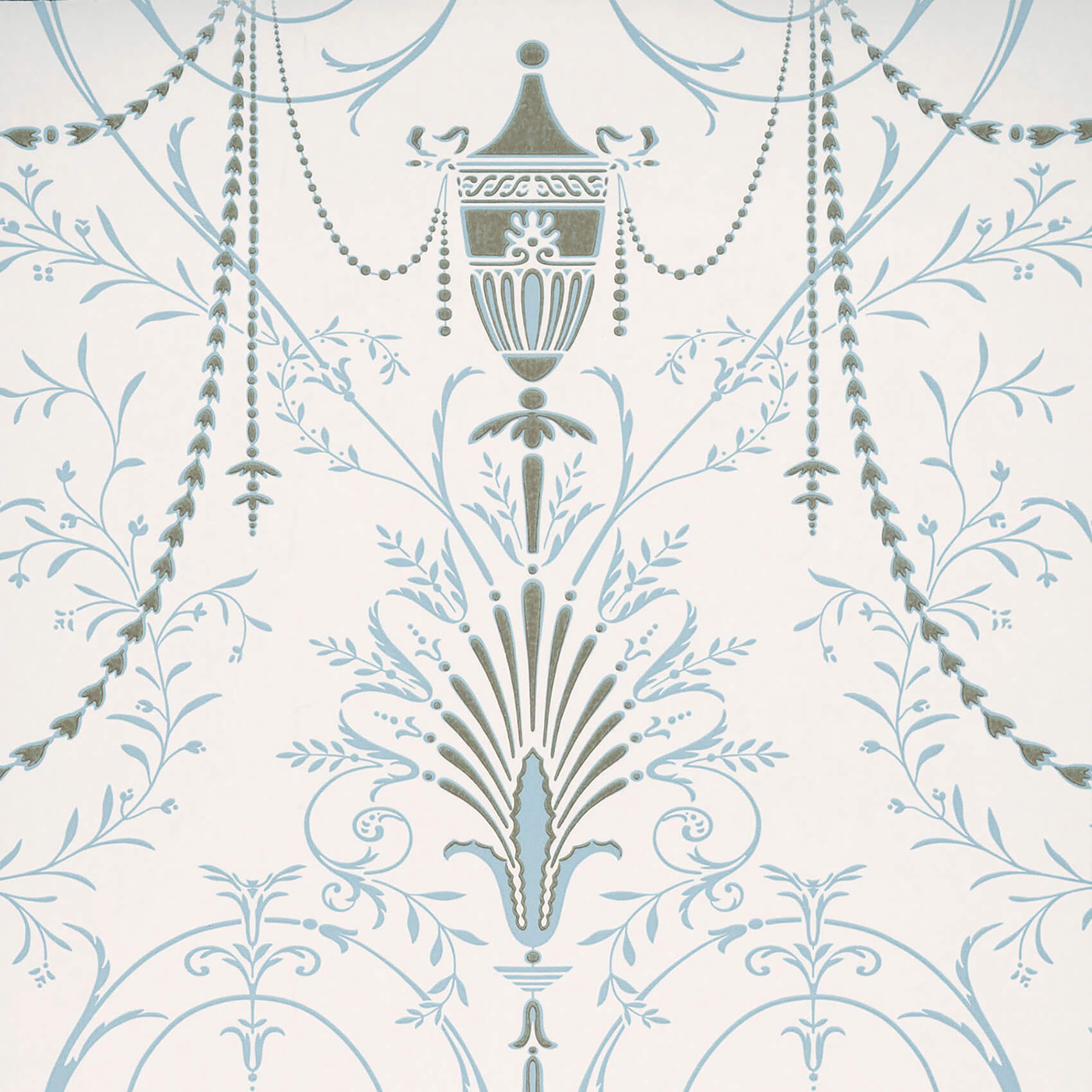 Marlborough - Crystal by Little Greene - luxury wallpaper