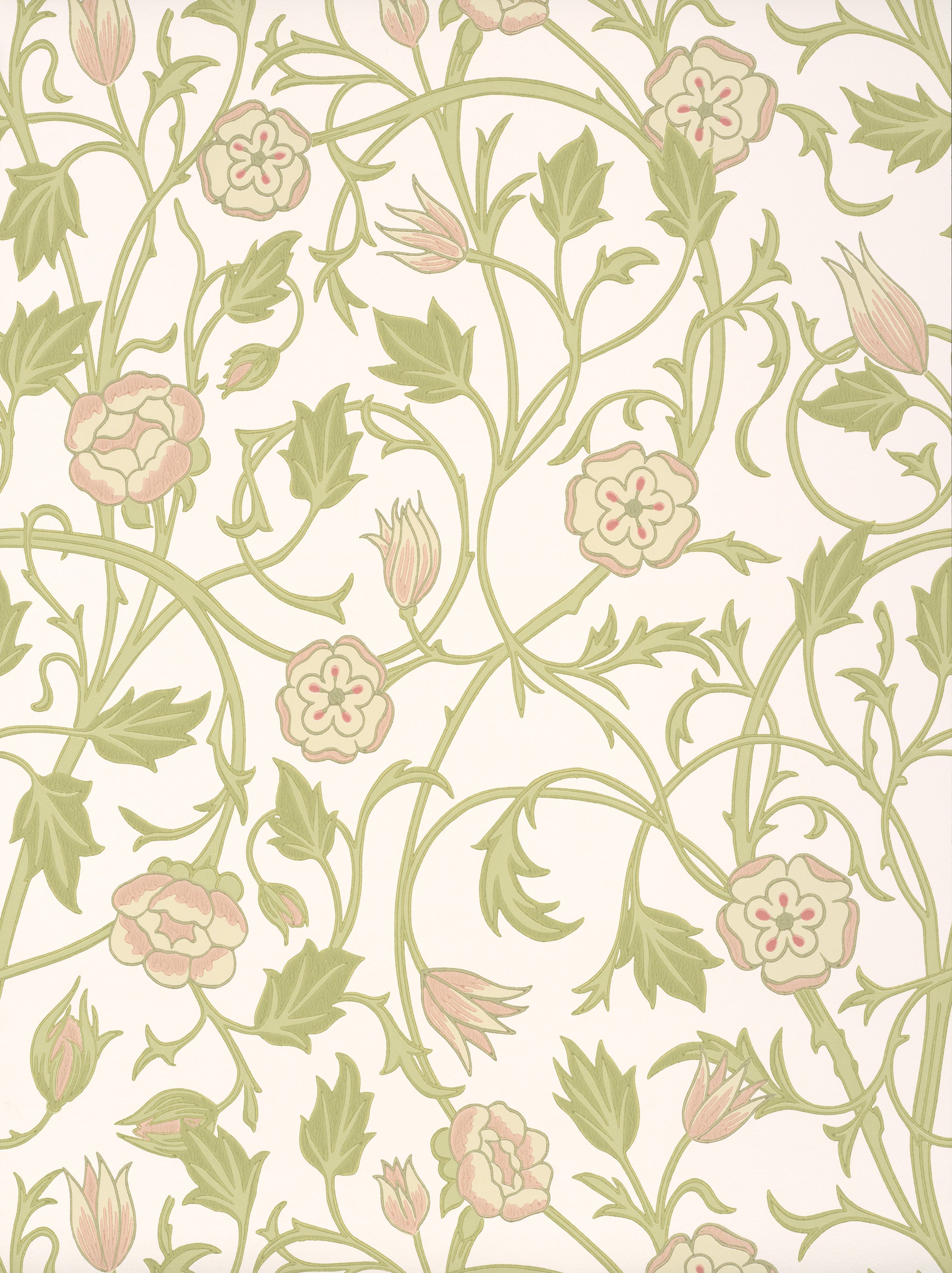 May's Tulip - Clay by Little Greene - luxury wallpaper