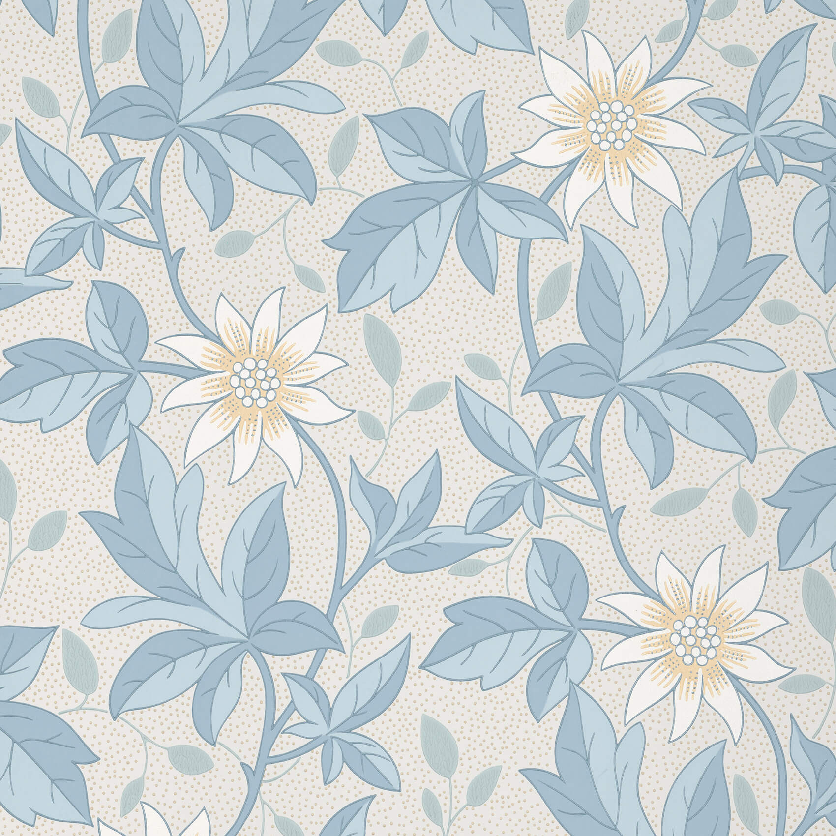 Monroe - Dawn Flower by Little Greene - luxury wallpaper