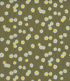Moon Daisies - Olive Colour by Little Greene - luxury wallpaper