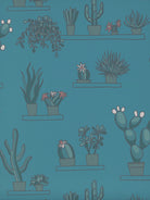 Mr Straw's Greenhouse - Air Force Blue by Little Greene - luxury wallpaper