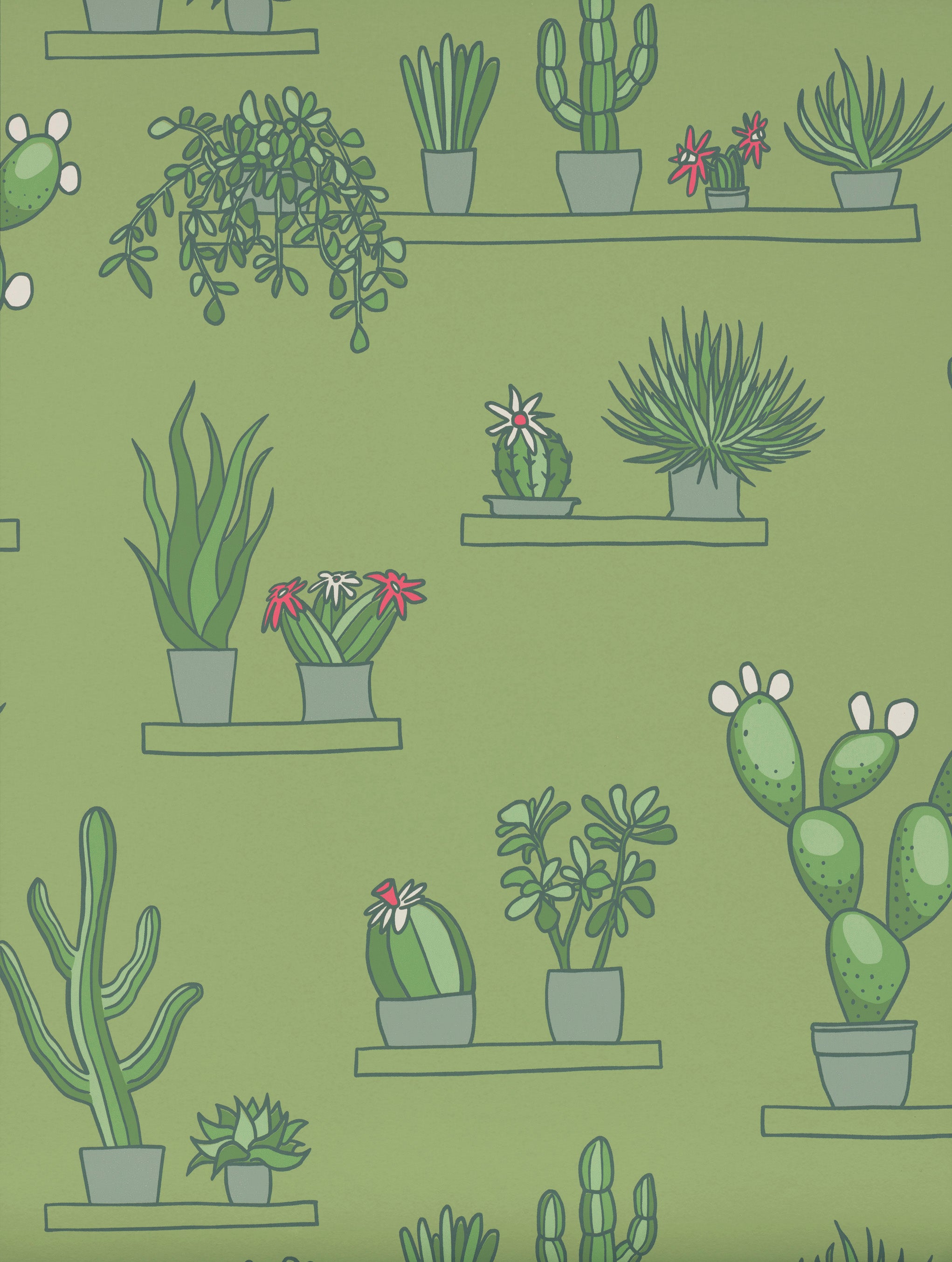 Mr Straw's Greenhouse - Garden by Little Greene - luxury wallpaper