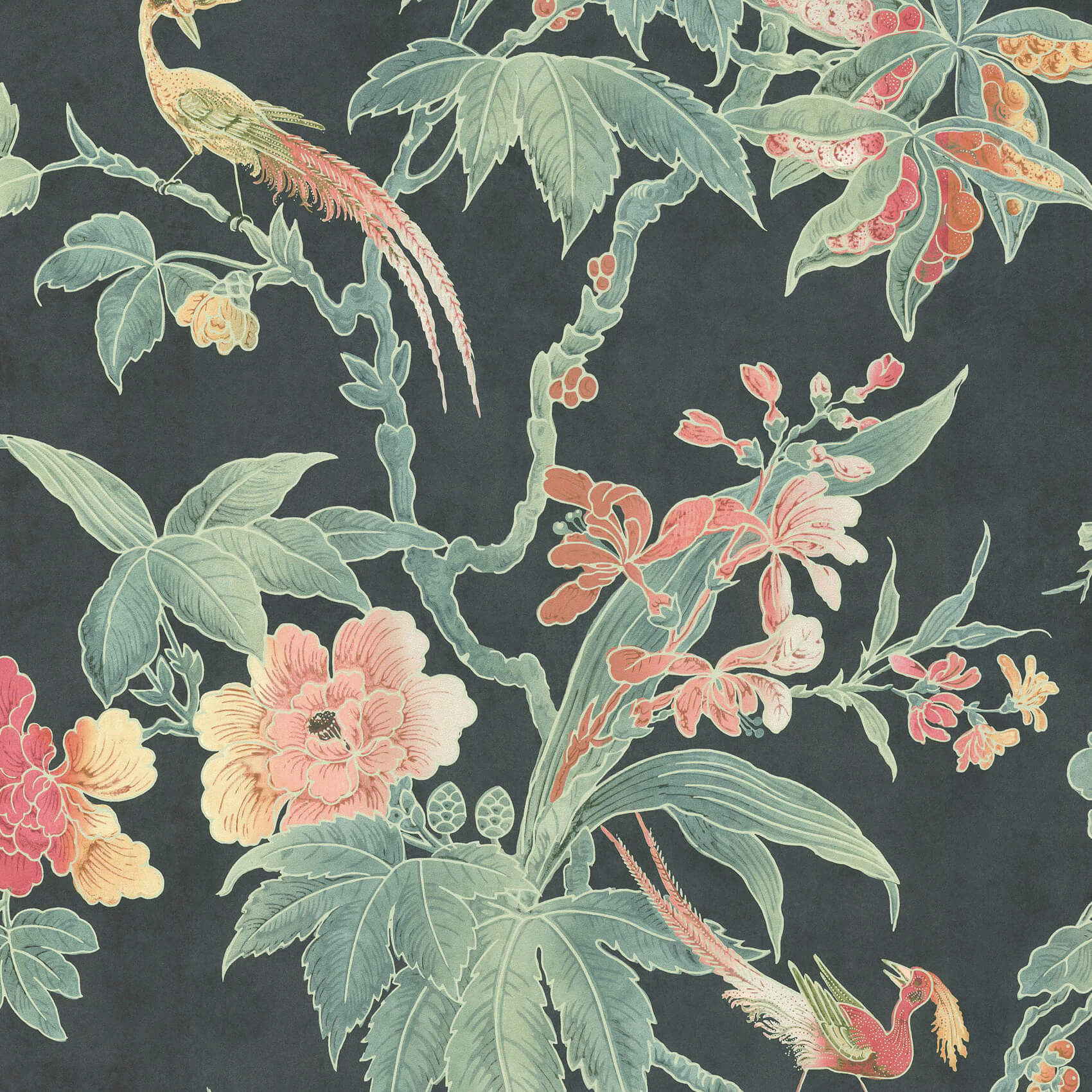 Paradise - Nightshade by Little Greene - luxury wallpaper