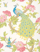 Pavona - Blanche by Little Greene - luxury wallpaper
