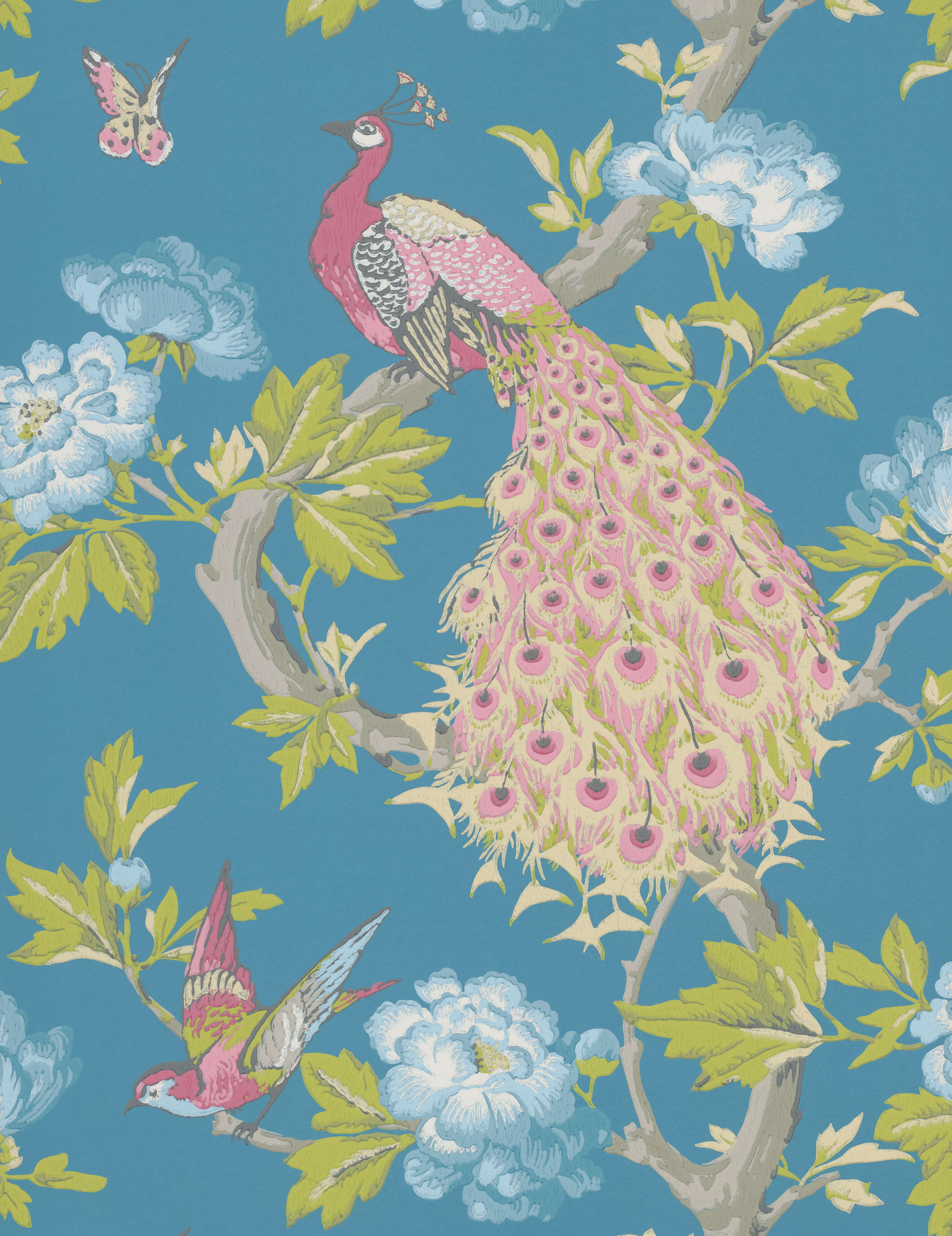 Pavona - Sylvie by Little Greene - luxury wallpaper