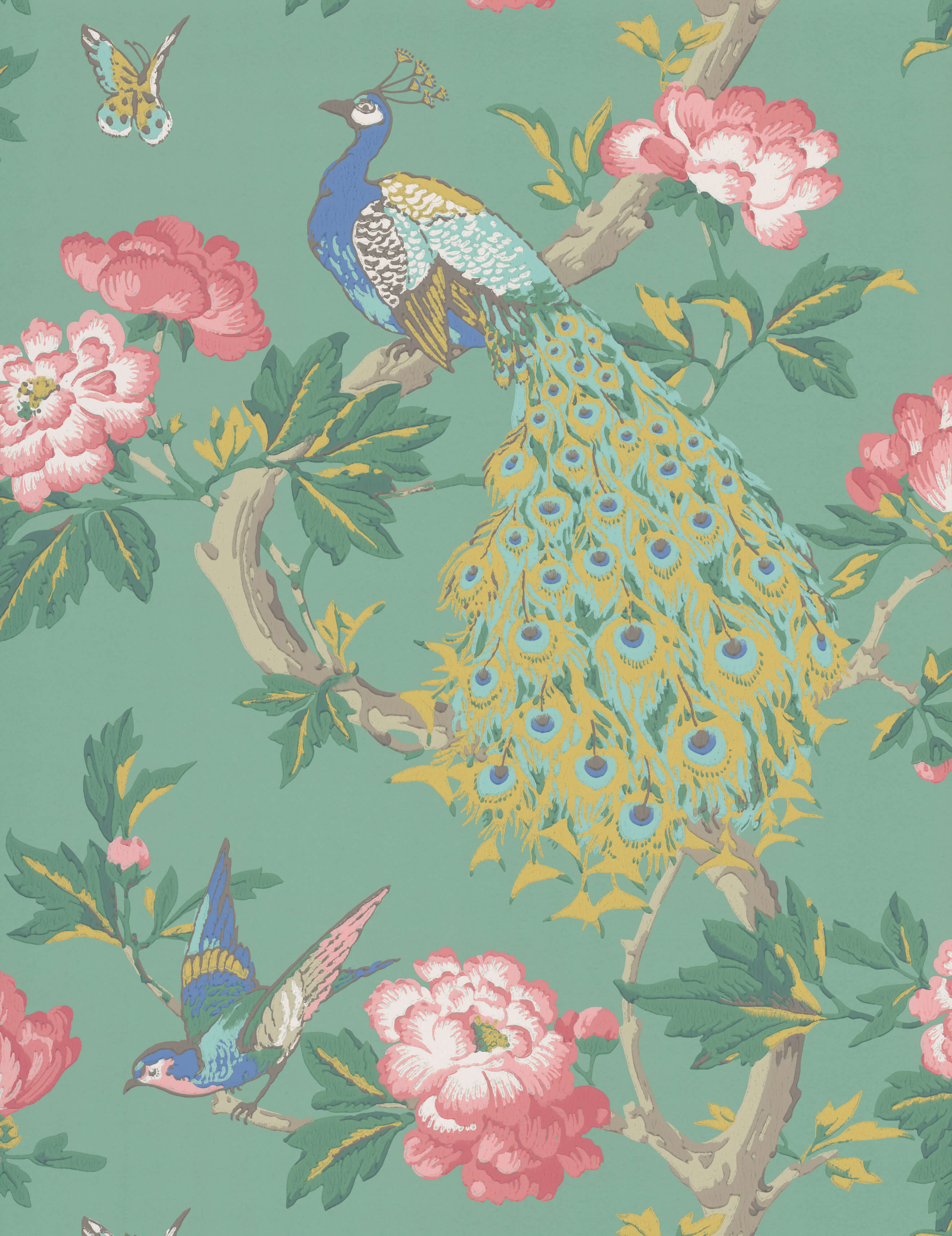 Pavona - Vivienne by Little Greene - luxury wallpaper