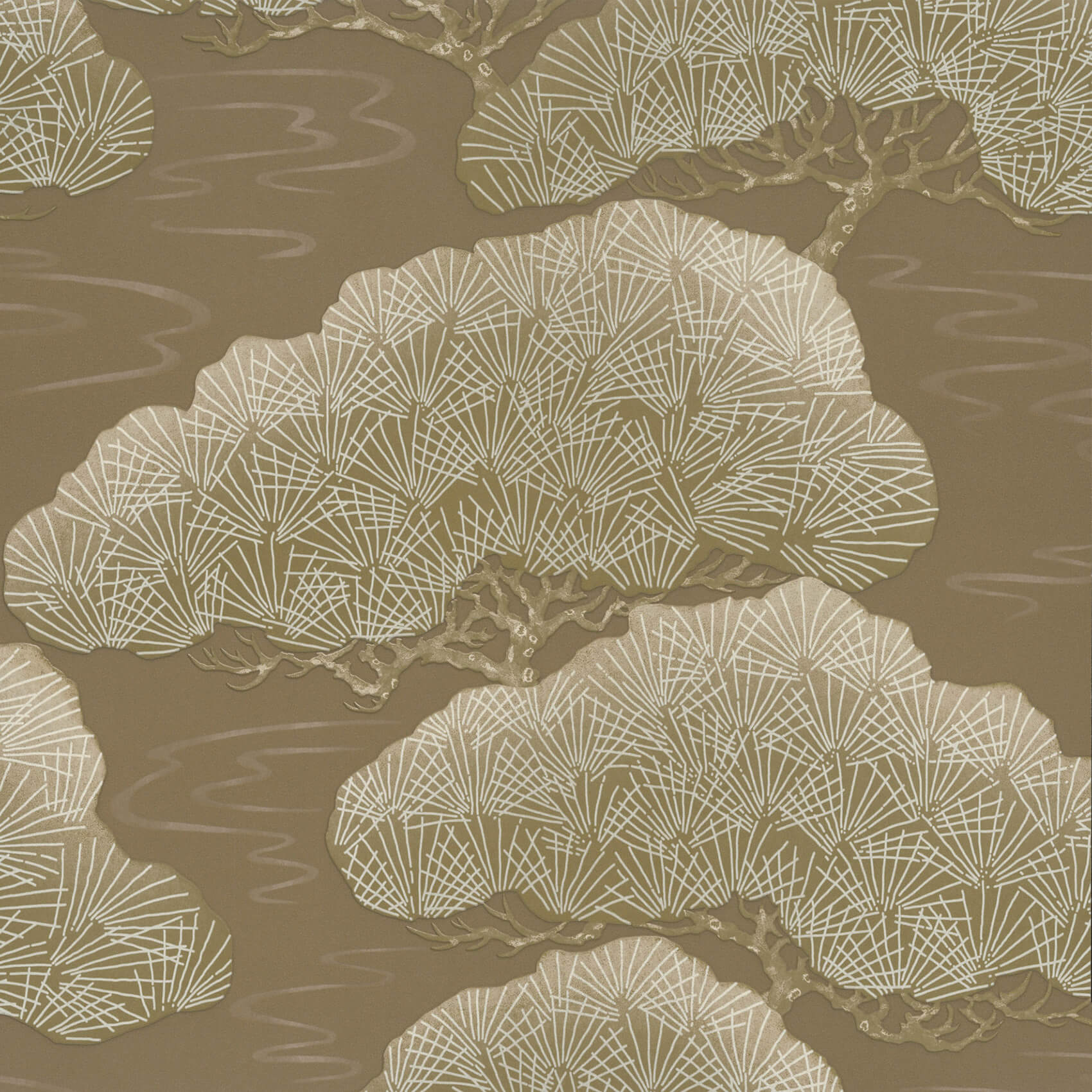 Pines - Golden Pine by Little Greene - luxury wallpaper