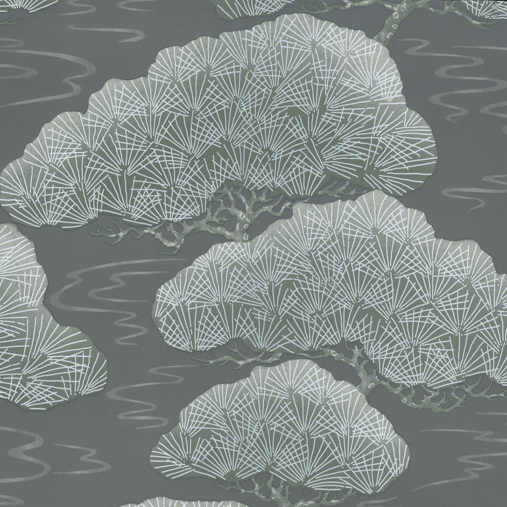 Pines - Silver Pine by Little Greene - luxury wallpaper