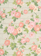 Rose Garden - Green Stone by Little Greene - luxury wallpaper