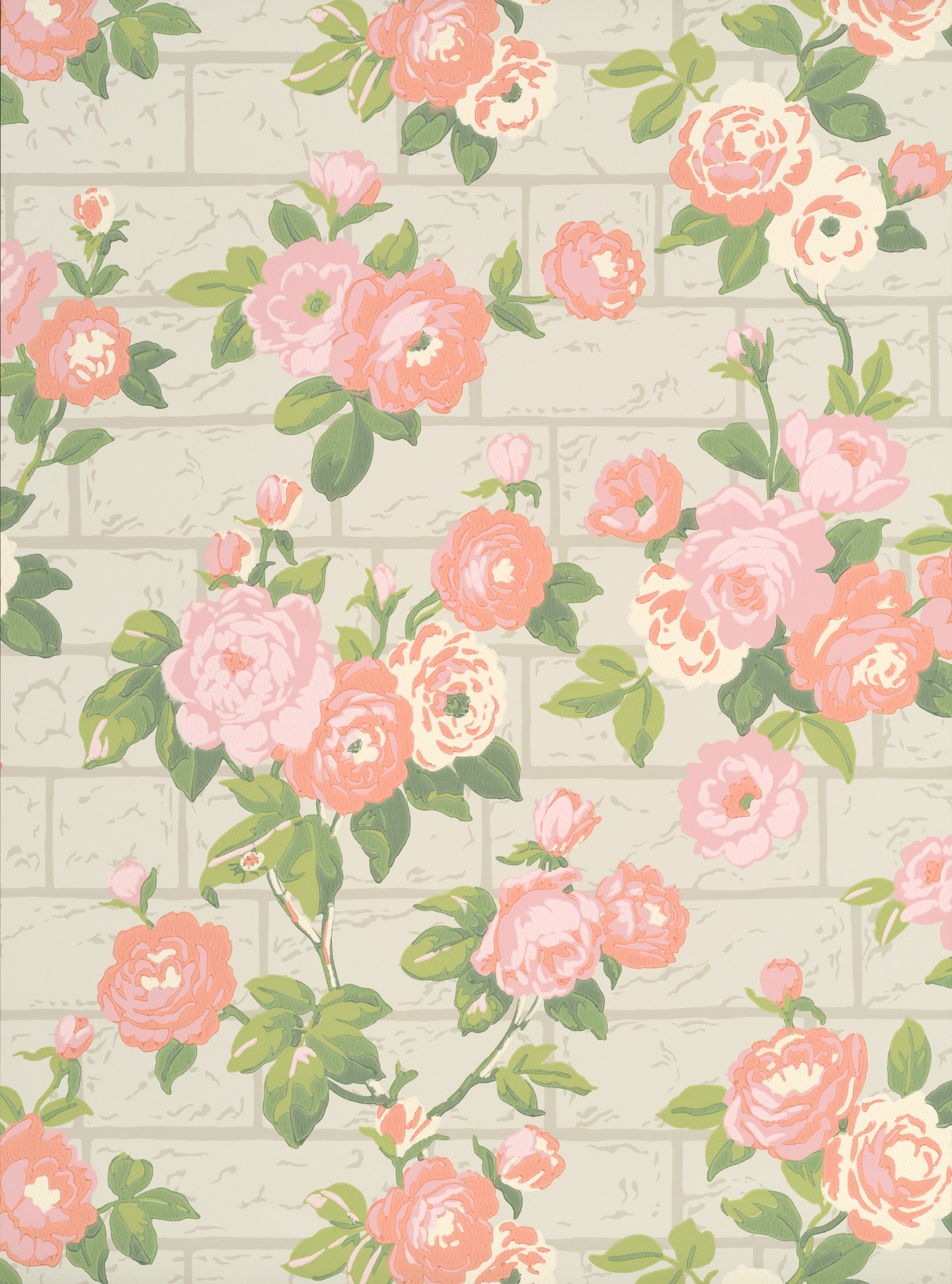 Rose Garden - Green Stone by Little Greene - luxury wallpaper