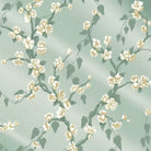 Sakura - Aqua Lustre by Little Greene - luxury wallpaper