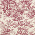 Stag Toile - Burgundy by Little Greene - luxury wallpaper