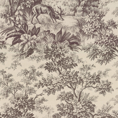 Stag Toile - Chocolat - Sample