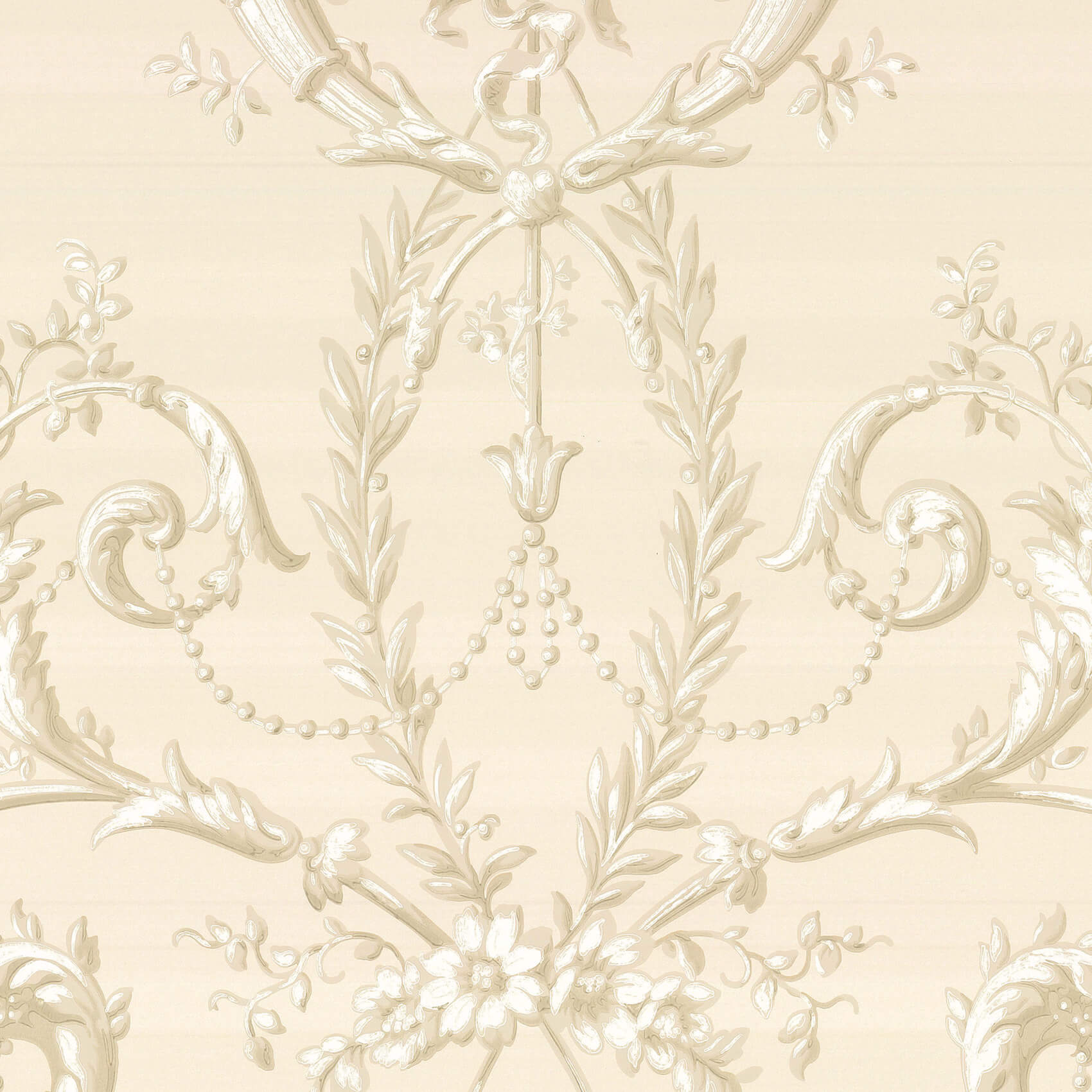 Versailles - Dark Pearl by Little Greene - luxury wallpaper
