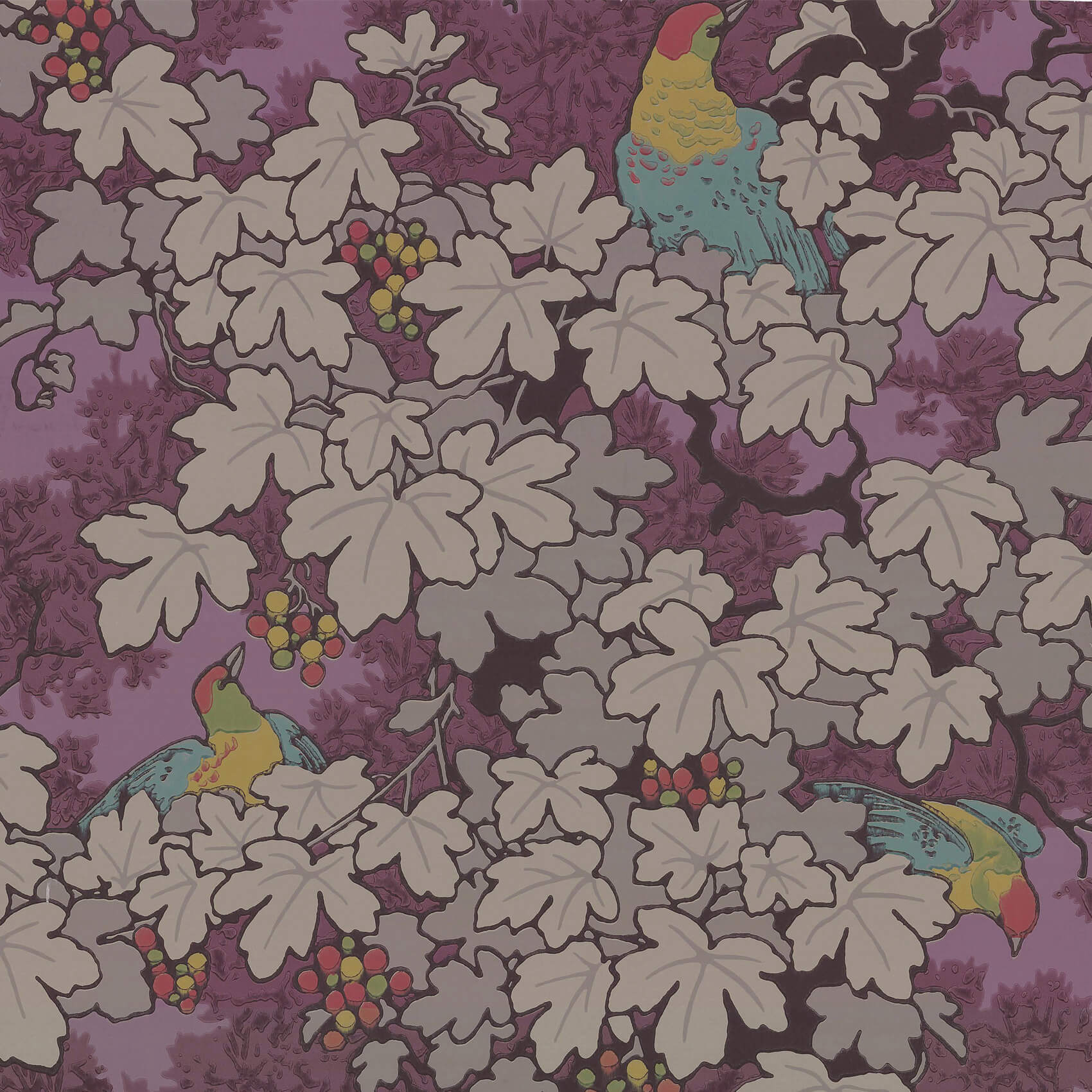 Vine - Rouge by Little Greene - luxury wallpaper