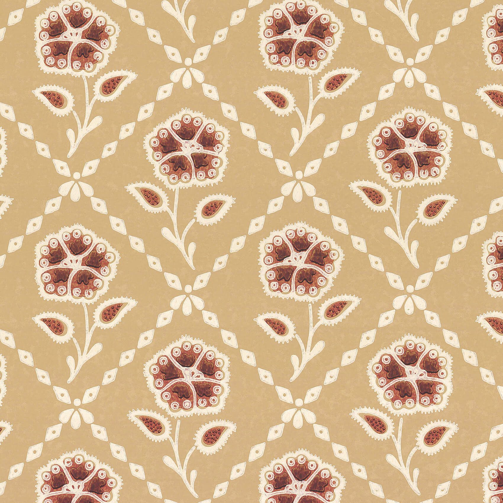 Whitehall - Cedar by Little Greene - luxury wallpaper