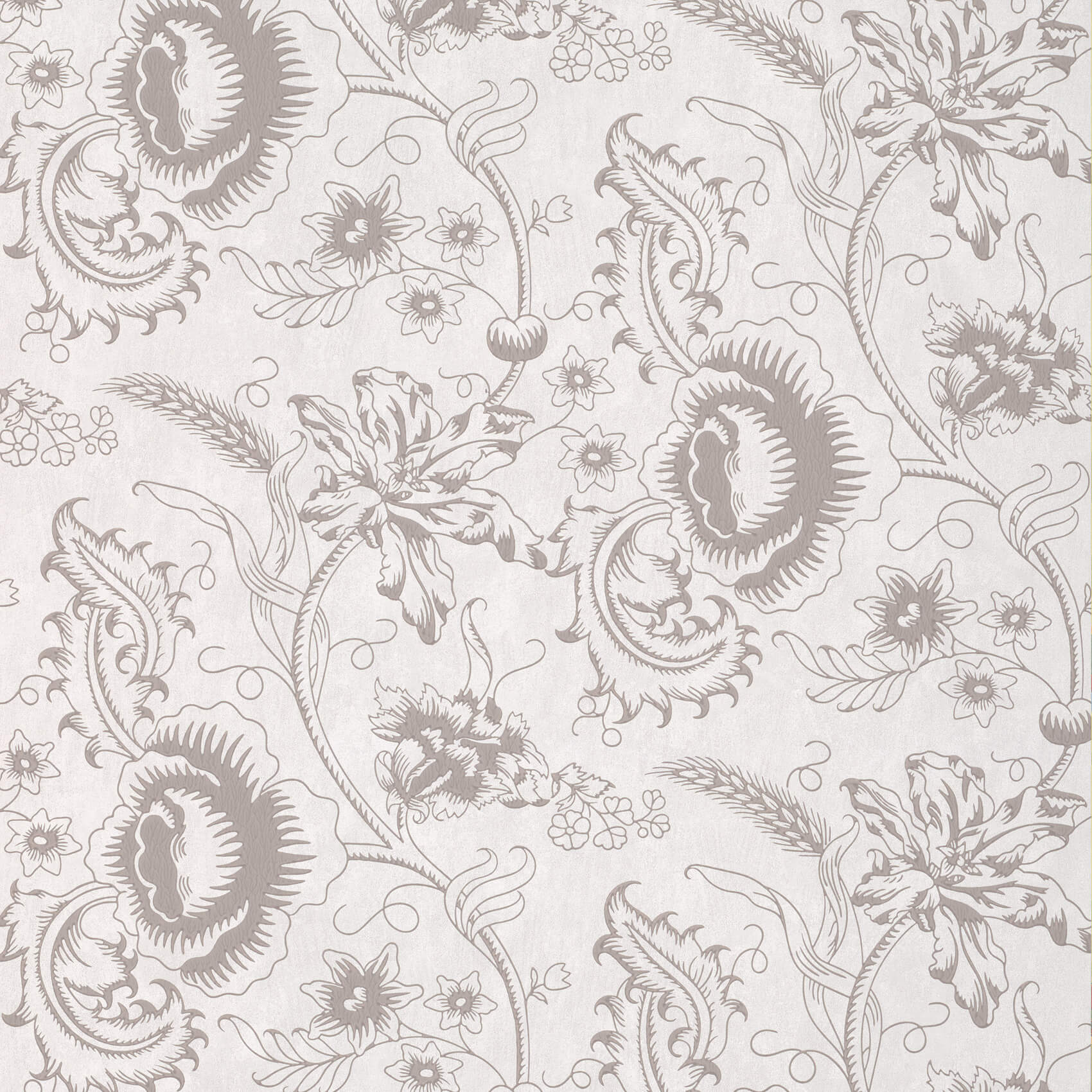Woodblock Mono - Dolphin by Little Greene - luxury wallpaper