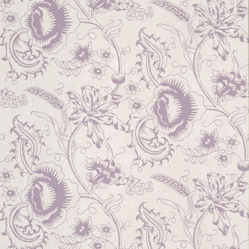 Woodblock Mono - Plum - Sample