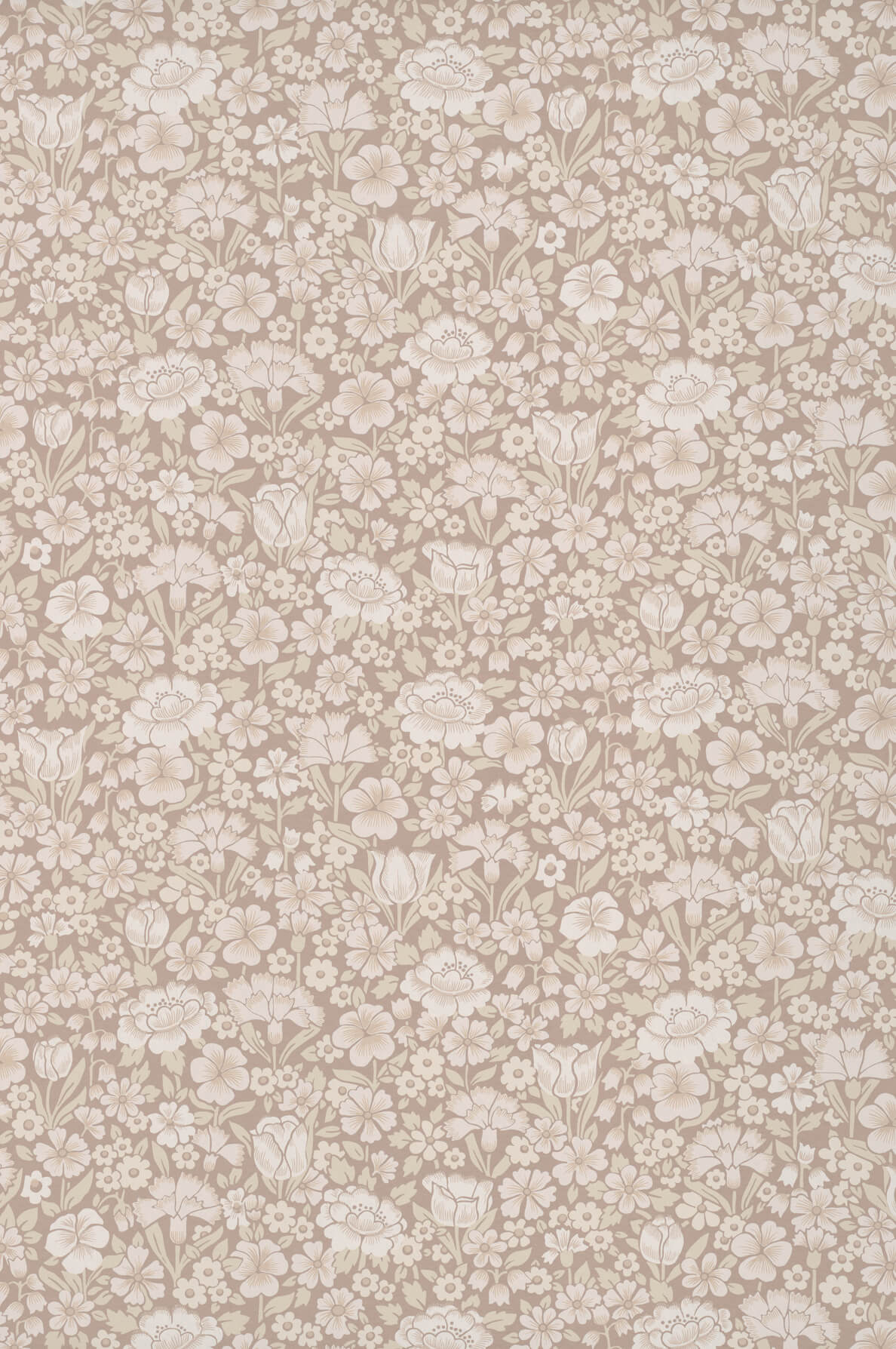 Spring Flowers - Portland Stone by Little Greene - luxury wallpaper