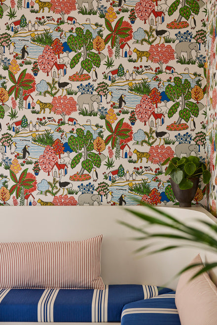Animal Kingdom - Atomic by Little Greene - luxury wallpaper