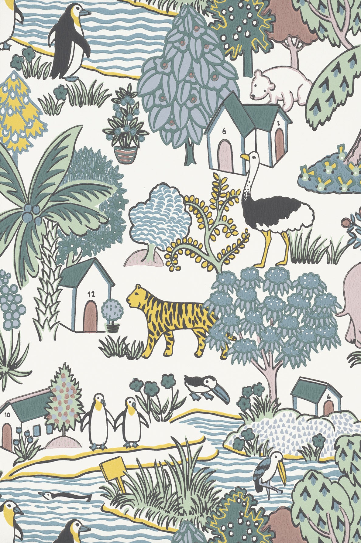 Animal Kingdom - Florence by Little Greene - luxury wallpaper