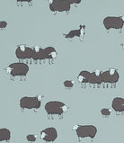 Nip & Lassie - Celestial Blue by Little Greene - luxury wallpaper