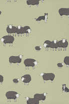 Nip & Lassie - Kitchen Green by Little Greene - luxury wallpaper