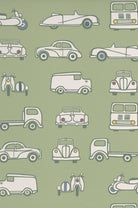 Road Trip - Pea Green by Little Greene - luxury wallpaper