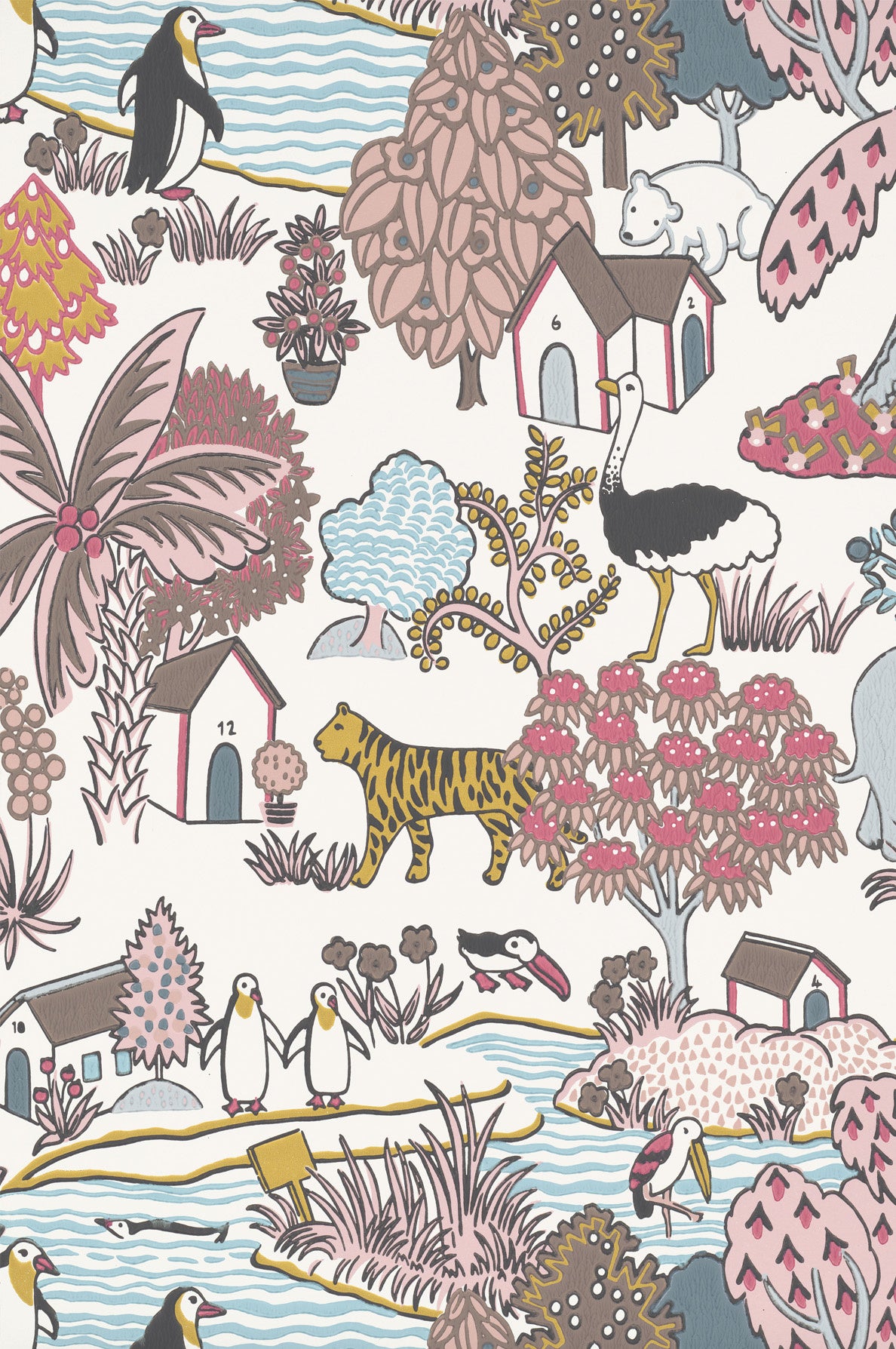 Animal Kingdom - Confetti by Little Greene - luxury wallpaper