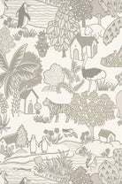 Animal Kingdom - Portland Stone by Little Greene - luxury wallpaper