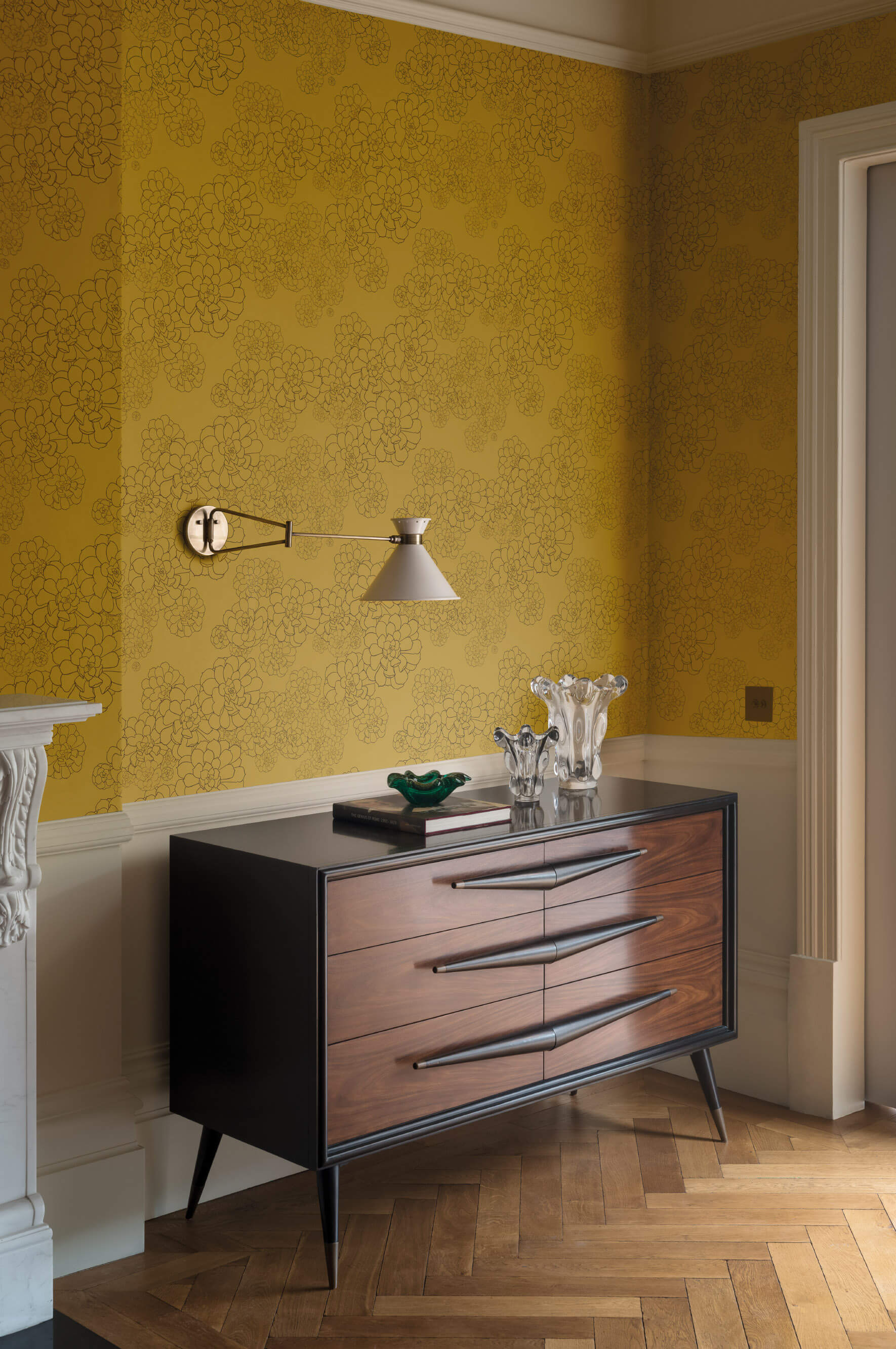 Aeonium - Gamboge by Paint & Paper Library - luxury wallpaper